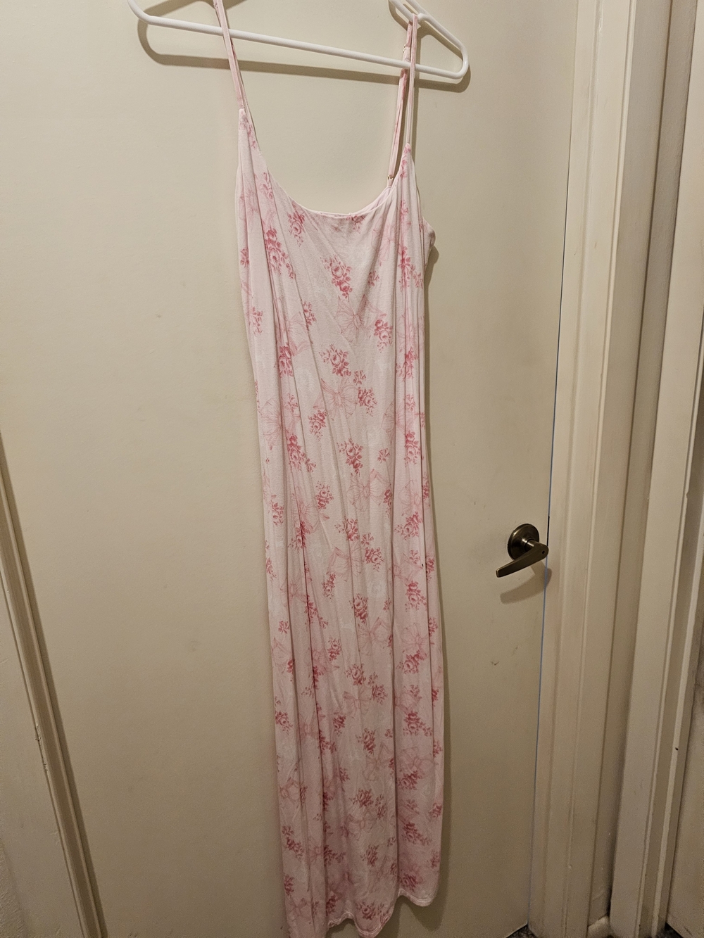 LoveShackFancy For Pink Floral Slip Dress